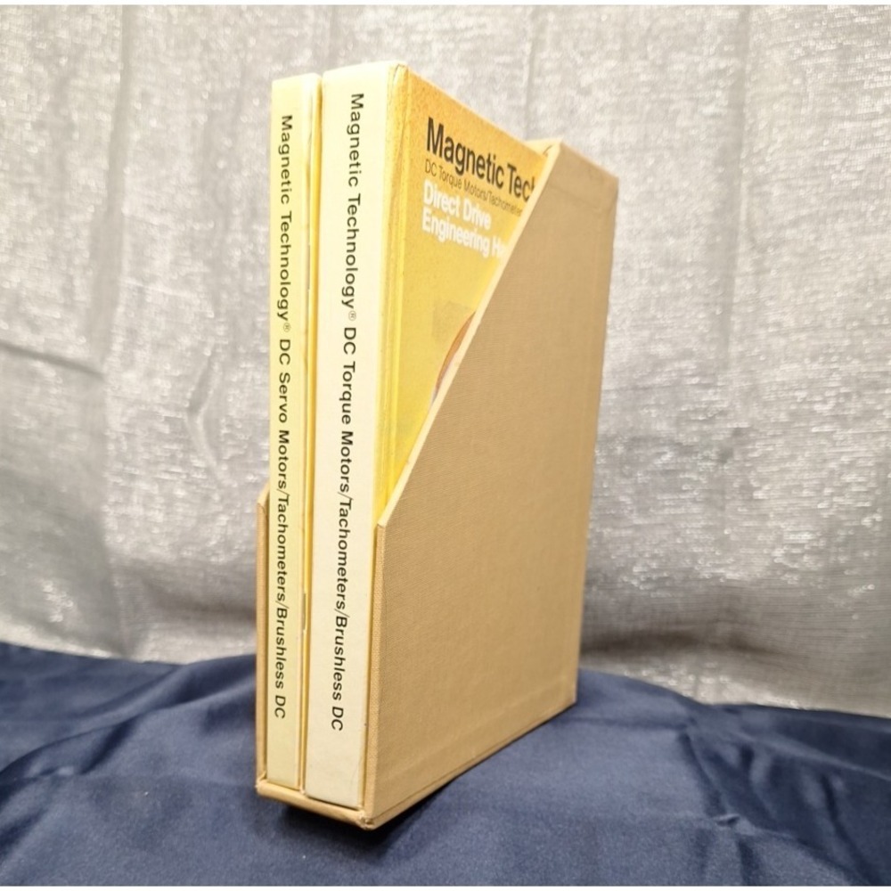 Magnetic Technology DC Motors Torque Tachometer Brushless 2 Books + Addendum Box - Picture 2 of 11